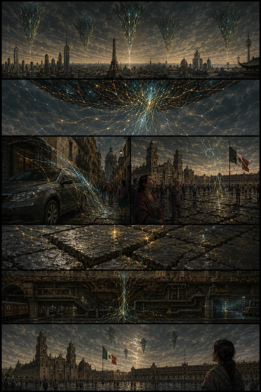 Ilustración interior de The Last Blue Marble